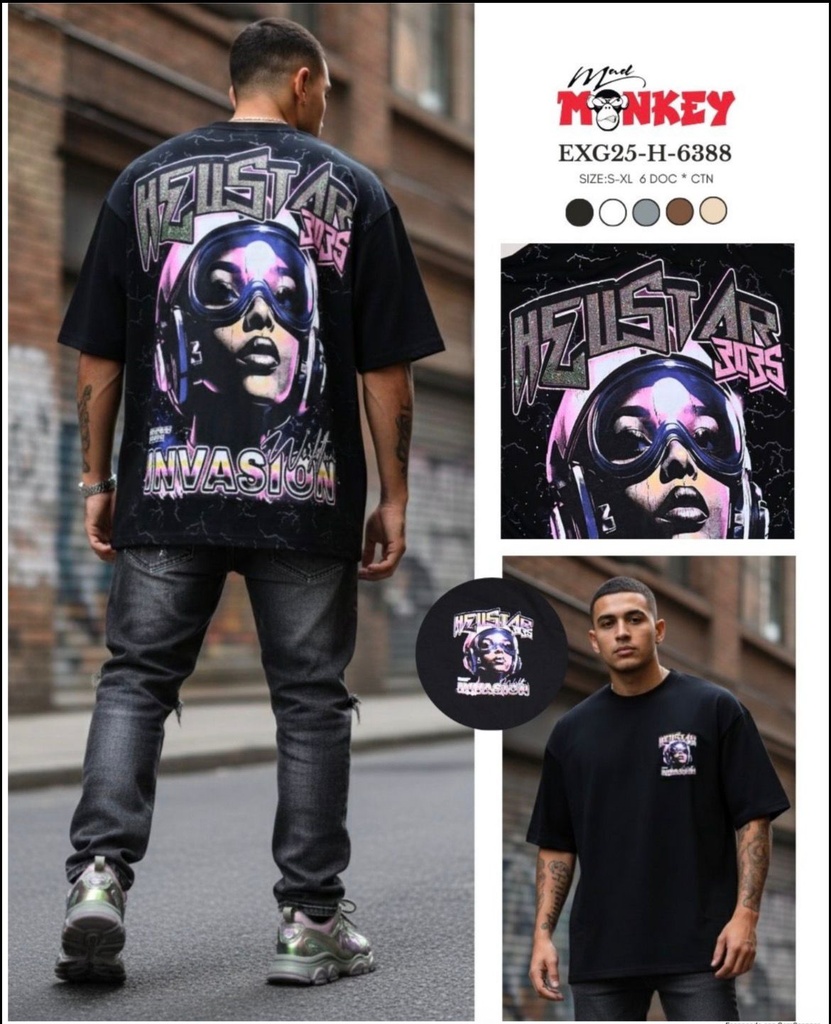 Pullover de Hombre Oversize  HellStar 3035
