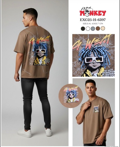 [EXG25-H-6397] Pullover de Hombre Oversize WestStudios